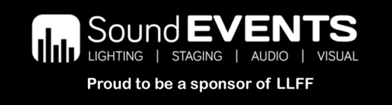 Sound Events: Lighting, Staging, Audio, Visual Proud to be a sponsor of LLFF
